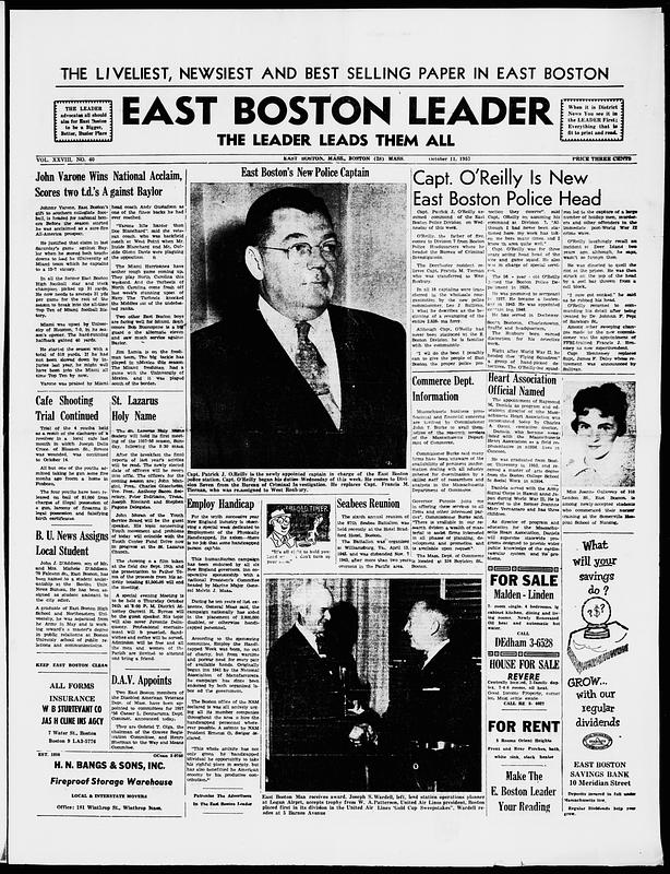 East Boston Leader. October 11, 1957 - Digital Commonwealth