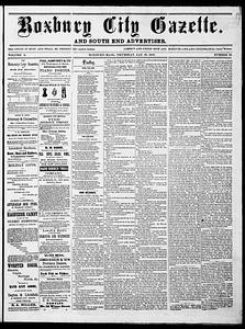 Roxbury City Gazette and South End Advertiser, January 18, 1866