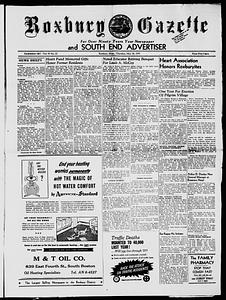 Roxbury Gazette and South End Advertiser, May 30, 1957