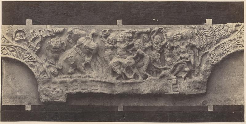 Cast of frieze from Udayagiri and Khandagiri Caves, India