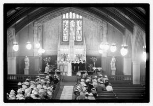 Wedding, daughter of Mrs. Richard Howard taken at Presentation Church Oak Sq. Brighton