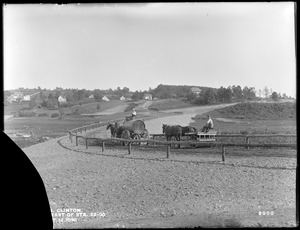 Wachusett Reservoir, road between South Main Street and South Meadow Road, east of station 22+00, Section 4, Clinton, Mass., Sep. 12, 1898