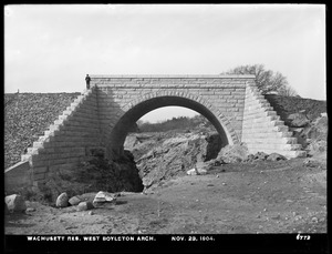 Wachusett Reservoir, West Boylston Arch, West Boylston, Mass., Nov. 23, 1904