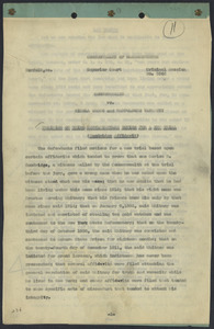 Sacco-Vanzetti Case Records, 1920-1928. Defense Papers. Decision on Third Supplementary Motion for a New Trial (Goodridge Affidavit), [1924]. Box 9, Folder 3, Harvard Law School Library, Historical & Special Collections