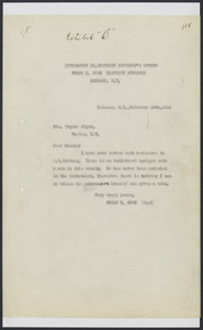 Sacco-Vanzetti Case Records, 1920-1928. Defense Papers. Exhibits B, C, D, E, pages 118-121, 1914. Box 9, Folder 15, Harvard Law School Library, Historical & Special Collections