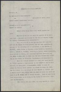 Sacco-Vanzetti Case Records, 1920-1928. Defense Papers. Affidavit/Deposition of Doyle, Thomas, July 20, 1922. Box 9, Folder 31, Harvard Law School Library, Historical & Special Collections