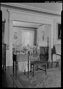 Pingree House, Salem: interior, front parlor - looking into rear parlor