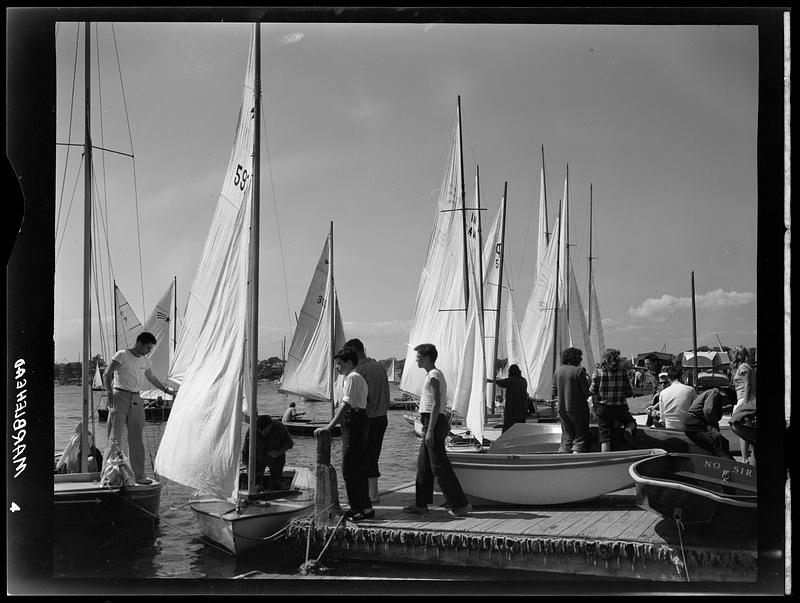 Marblehead (marine), "at the floats"