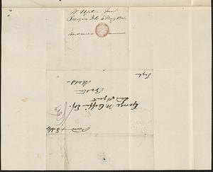 W. Upton to George Coffin, 6 May 1844