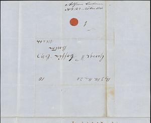 Alfred Cushman to George Coffin, 20 November 1846