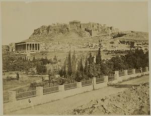 Athens, the Acropolis, with the Temple of Theseus on the left