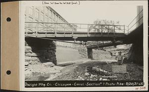 Dwight Manufacturing Co., canal, section #7, Chicopee, Mass., Aug. 20, 1931