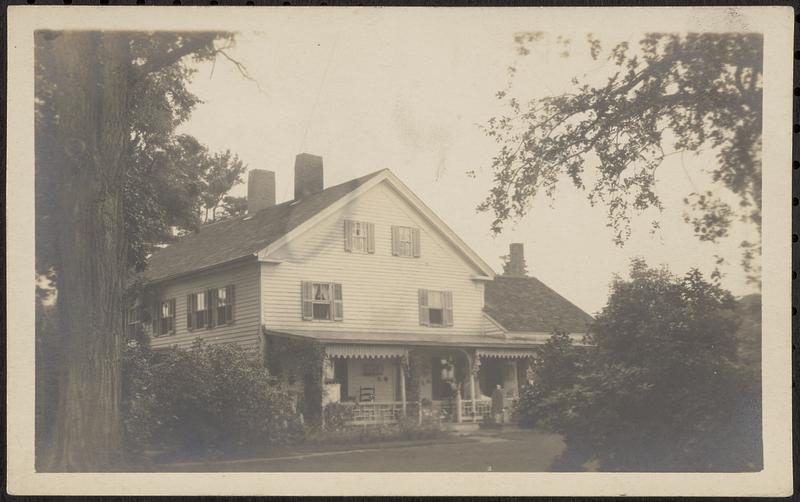 Three story house with porch