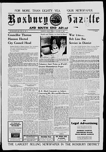 Roxbury Gazette and South End Advertiser, January 22, 1943