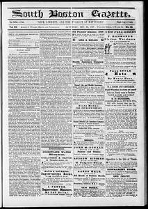 South Boston Gazette, December 30, 1848