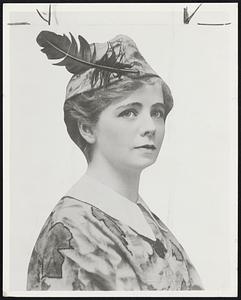 The first production of “Peter Pan” starred the beloved Maude Adams, for whom Charles Froham commissioned the play from its author. It premiered at the Empire Theatre, New York, on November 6, 1905. Ernest Lawford doubled as Hook and Darling, and Mildred Morris was Wendy. Although greeted lukewarmly by the critics of the time, the great faith of manager and star and word-of-mouth comment caused the boxoffice to build steadily until the play achieved a run of 237 performances that season. Although she acted other plays, Maude Adams returned constantly to the role of Peter, which she played either in New York or on tour every season from 1905 until early 1916. It was the greatest success of this popular actress’ career. Miss Adams, who is 77, emerged from retirement from the stage some years ago to take her present post of teacher of dramatics at Stephens College, Columbia, Mo.