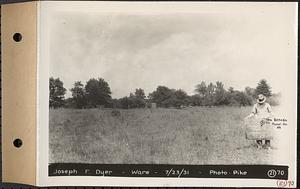 Contract No. 21, Portion of Ware-Belchertown Highway, Ware and Belchertown, land of Joseph F. Dyer, Plan No. S-5 Ware, Mass., Jul. 23, 1931