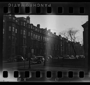Marlborough Street, Boston, Massachusetts, between Clarendon Street and Dartmouth Street