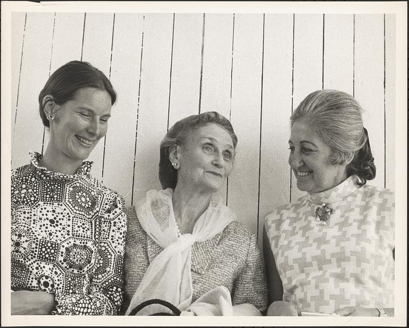 Olga Koussevitzky with two unidentified women