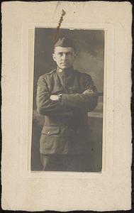 Portrait photograph of Austin Sherman Hale in uniform