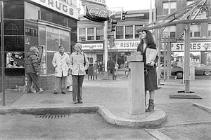 Lady in the square