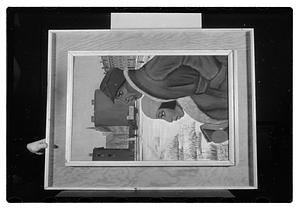 Modern art c/o Collier Copies of oils & watercolor & 2 statues