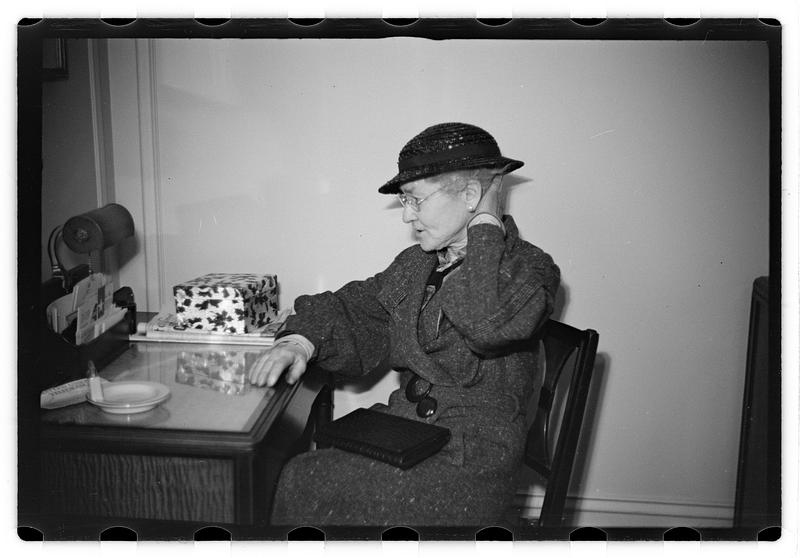 Mrs. Townsend, wife of Townsend old age plan