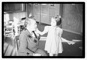 Mabel Adams, principal of Horace Mann School