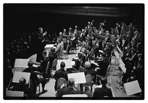 Harvard & Radcliffe Glee Clubs symphony Boulanger conducting, Symphony Hall