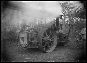 Old fashioned tractor? Steam