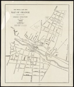 The Price & Lee Co's map of Orange