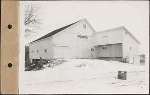 Austin P. and Charlie E. Hannum, barn, Prescott, Mass., Feb. 14, 1928