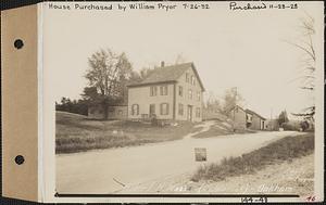 Albert H. Moss, Barre Wool Combing Co., house, ice house, Coldbrook, Oakham, Mass., Jun. 4, 1928