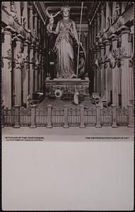 Interior of the Parthenon, as restored by Charles Chipiez. The Metropolitan Museum of Art