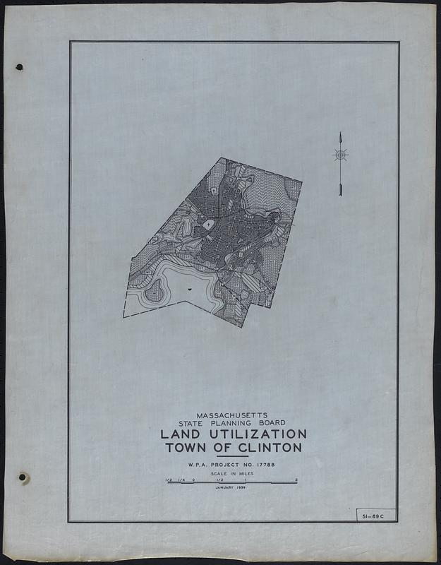 Land Utilization Town of Clinton Digital Commonwealth