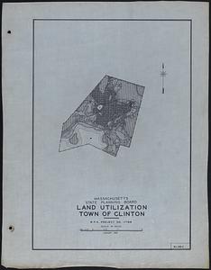 Land Utilization Town of Clinton