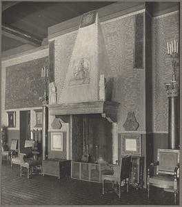 Boston, Gardner Museum, interior, Dutch Room, fireplace
