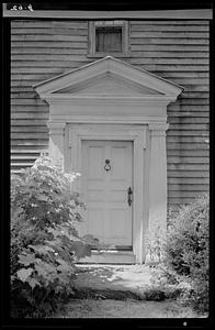 Doorway on the "Witch House," Rockport