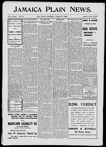 Jamaica Plain News, March 17, 1906