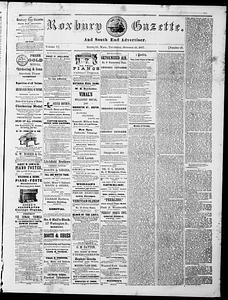 Roxbury Gazette and South End Advertiser, October 24, 1867