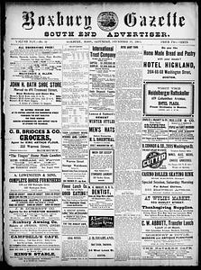 Roxbury Gazette and South End Advertiser, December 16, 1905