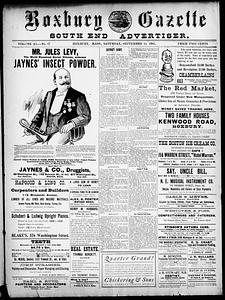 Roxbury Gazette and South End Advertiser, September 14, 1901