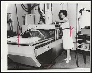 Inside Stuff. First complete television fluoroscope with videotape recording of the image has been installed by the Parker Hill Medical Center here. The TV videotape device allows doctors to fluoroscope their patients and view the picture instantaneously on large screens.