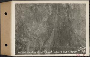 Contract No. 14, East Portion, Wachusett-Coldbrook Tunnel, West Boylston, Holden, Rutland, vertical banding, Shaft 2 east, Sta. 98+60, Holden, Mass., Aug. 9, 1929