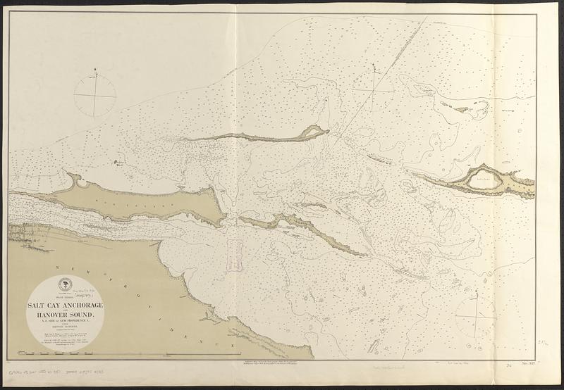 West Indies, Salt Cay anchorage and Hanover Sound, n. e. side of New Providence I.