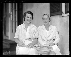Two tennis players
