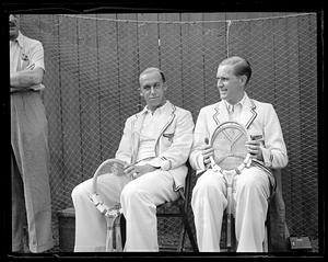 Henner Henkel and Gottfried von Cramm, Longwood Cricket Club