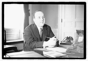 Hurley, John L. Lieutenant Governor of Mass, Mayor of Fall River 1933-34
