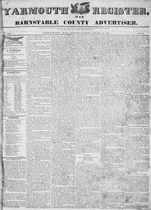 Yarmouth Register, and Barnstable County Advertiser