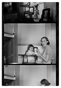 A child being fed